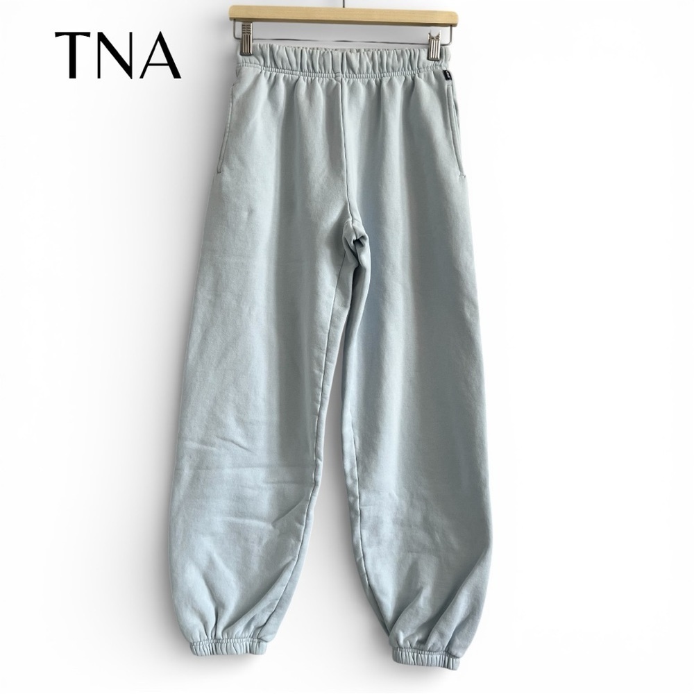 TNA Sky Powder Blue Sweatpants Pants 2XS